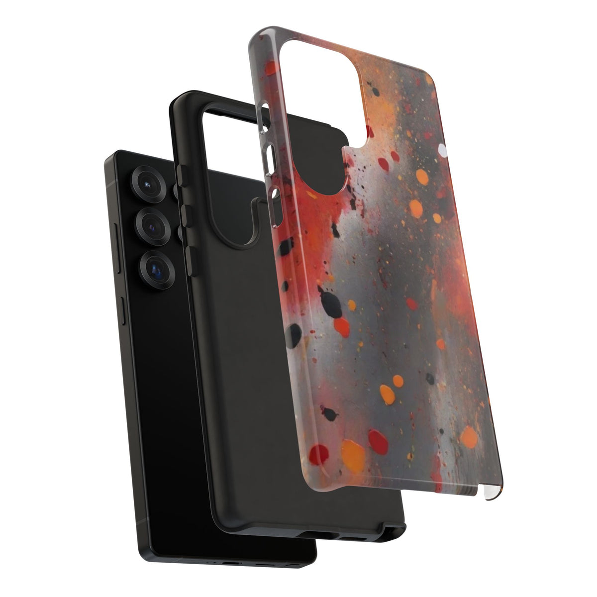 Tough Case Phone Case for Samsung Galaxy S25/S24 – Dual Layer, Matte/Glossy Finish, Wireless Charging Compatible