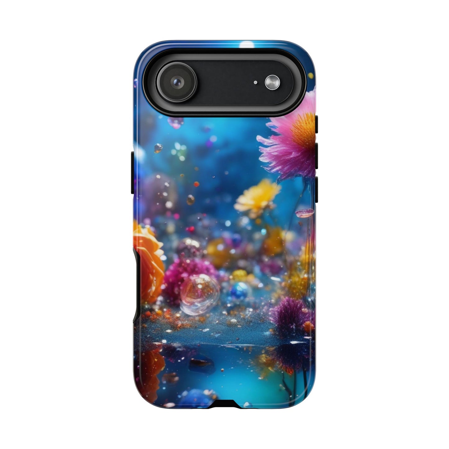 Floral Tough Phone Case for iphone 17/16/15 — Vibrant Flower Design