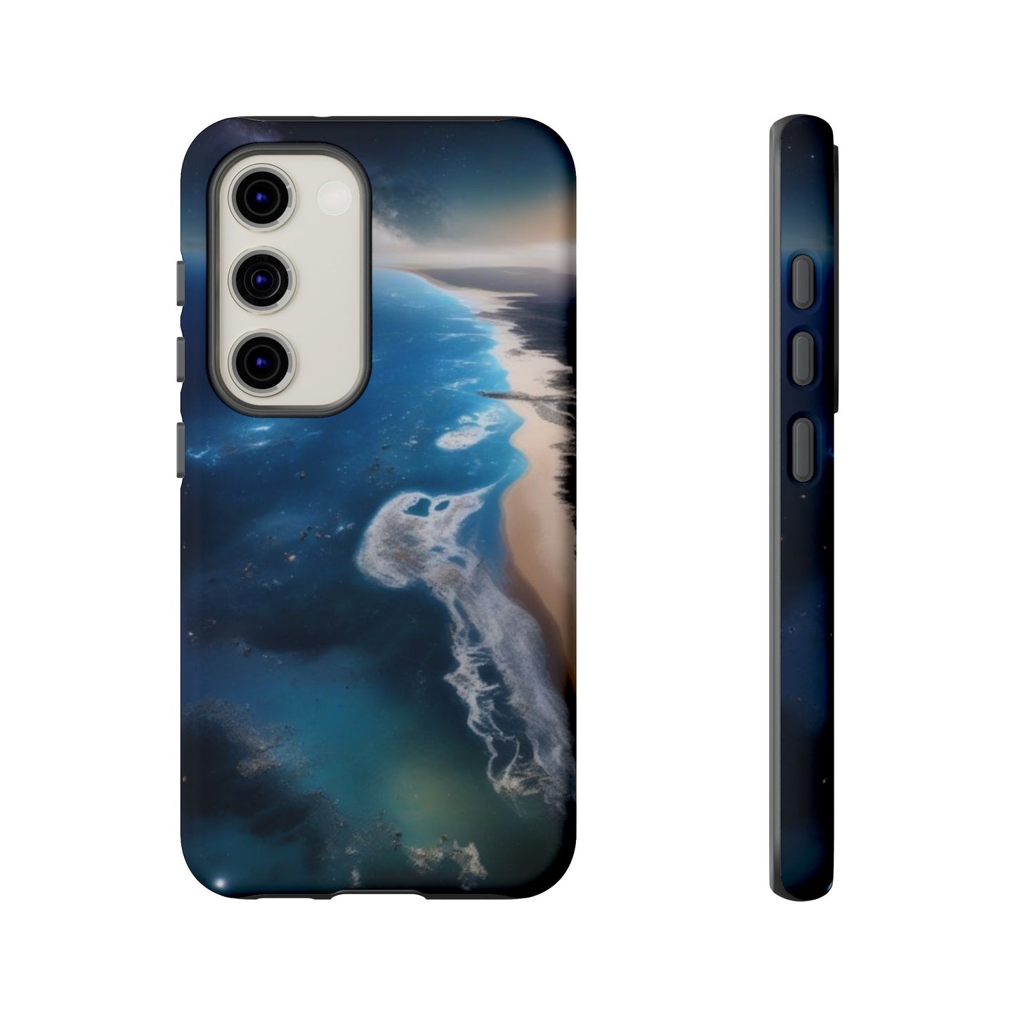 Tough Case Phone Case for Samsung Galaxy S26/S25/S24/S23/S22 – Dual Layer, Matte/Glossy Finish, Wireless Charging CompatibleOcean Wave Phone Case - Tough, Stylish Protection for Beach Lovers