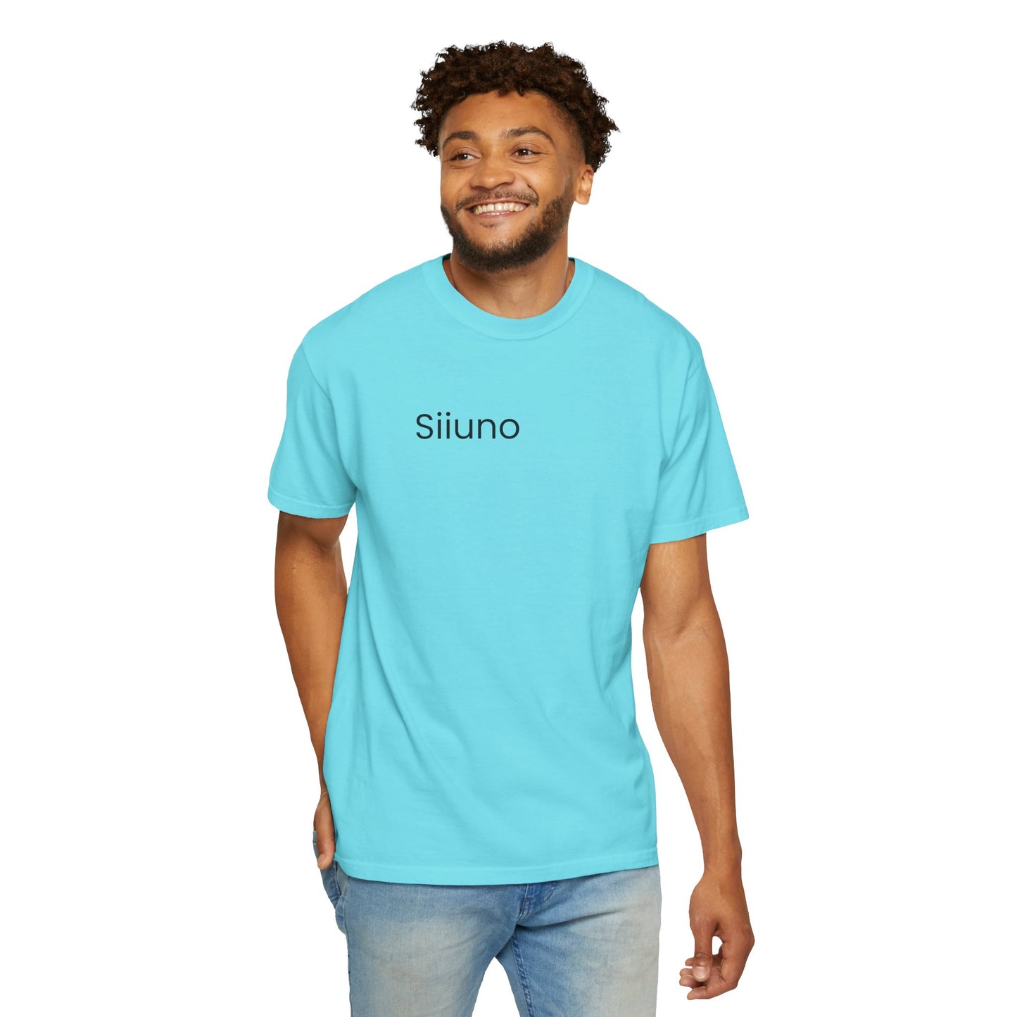 Siiuno Garment-Dyed T-shirt for Everyday Comfort, Unisex Tee for Casual Wear, Gift for Friends, Relaxed Style Tee, Versatile Summer Top
