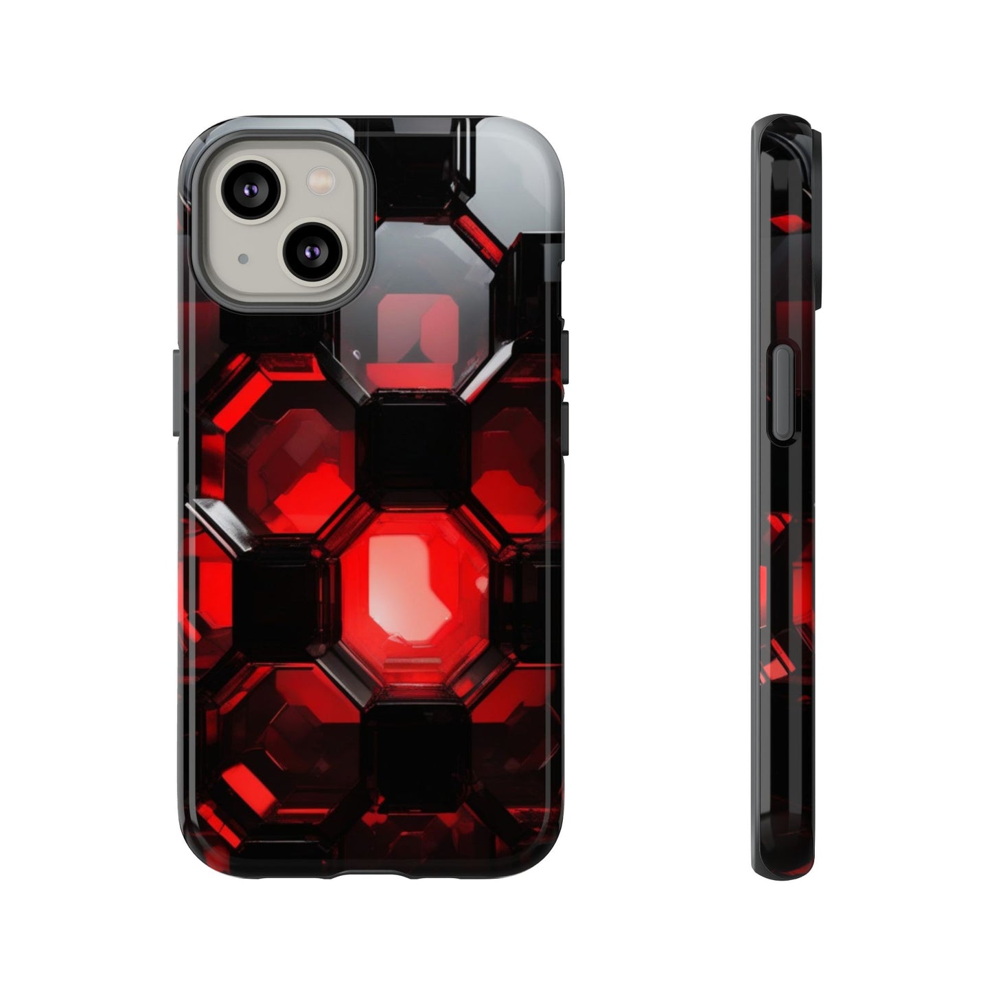 iPhone Tough Case Phone Case for iPhone 14\15\16 – Dual Layer, Matte/Glossy Finish, Wireless Charging Compatible