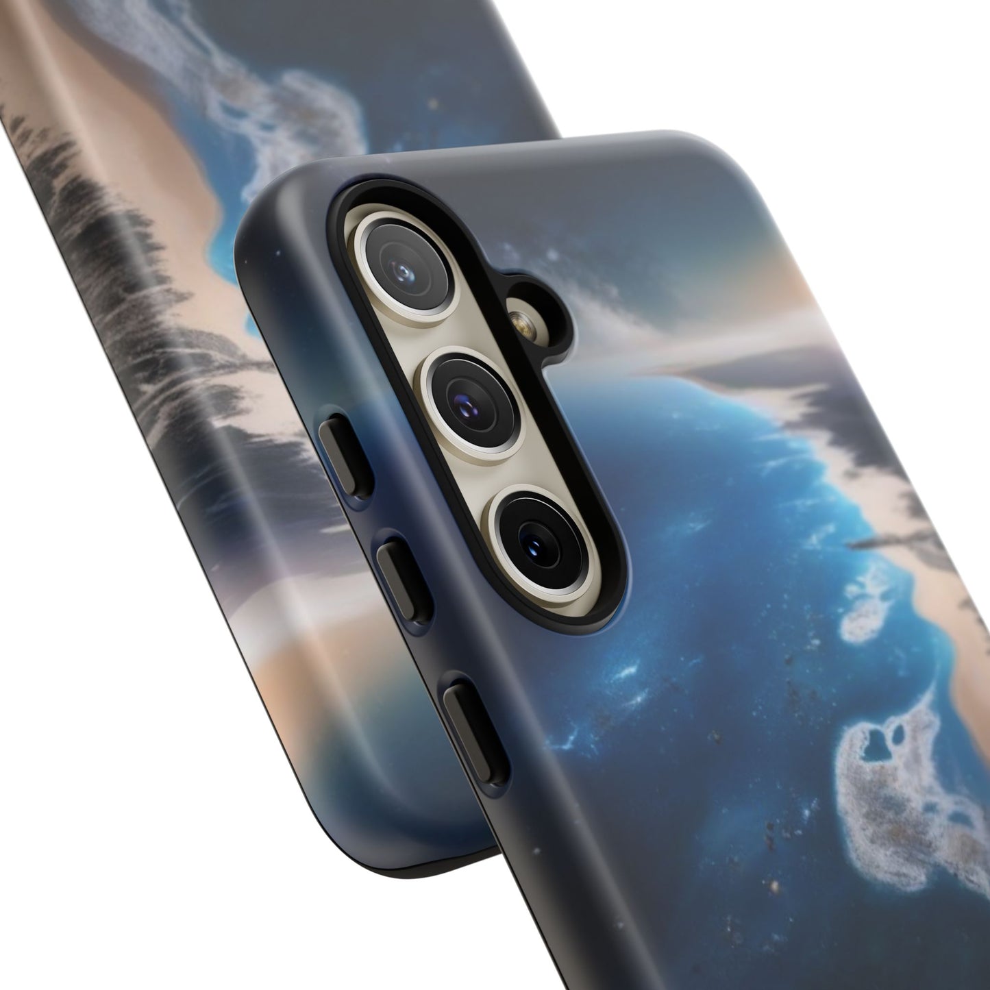 Tough Case Phone Case for Samsung Galaxy S26/S25/S24/S23/S22 – Dual Layer, Matte/Glossy Finish, Wireless Charging CompatibleOcean Wave Phone Case - Tough, Stylish Protection for Beach Lovers
