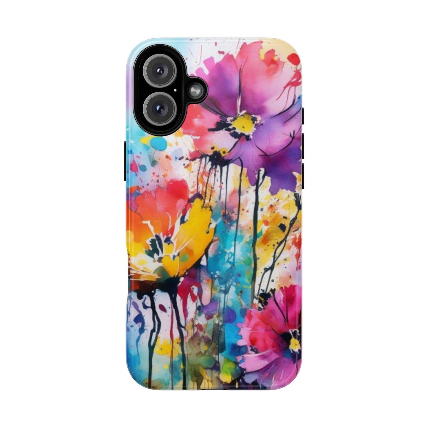 Tough Case Phone Case for iPhone 14,15,16 – Dual Layer, Matte/Glossy Finish, Wireless Charging Compatible