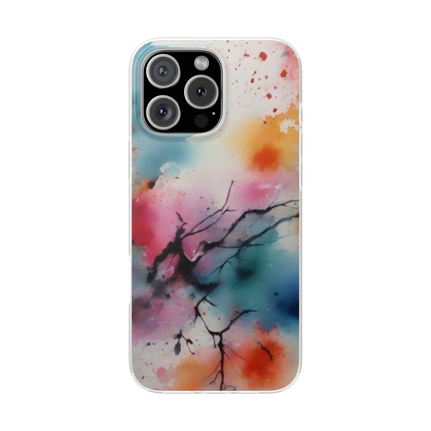 Flexi Clear TPU Case for iPhone 16/15 & Samsung Galaxy S25 – Slim, Lightweight, Wireless Charging Compatible