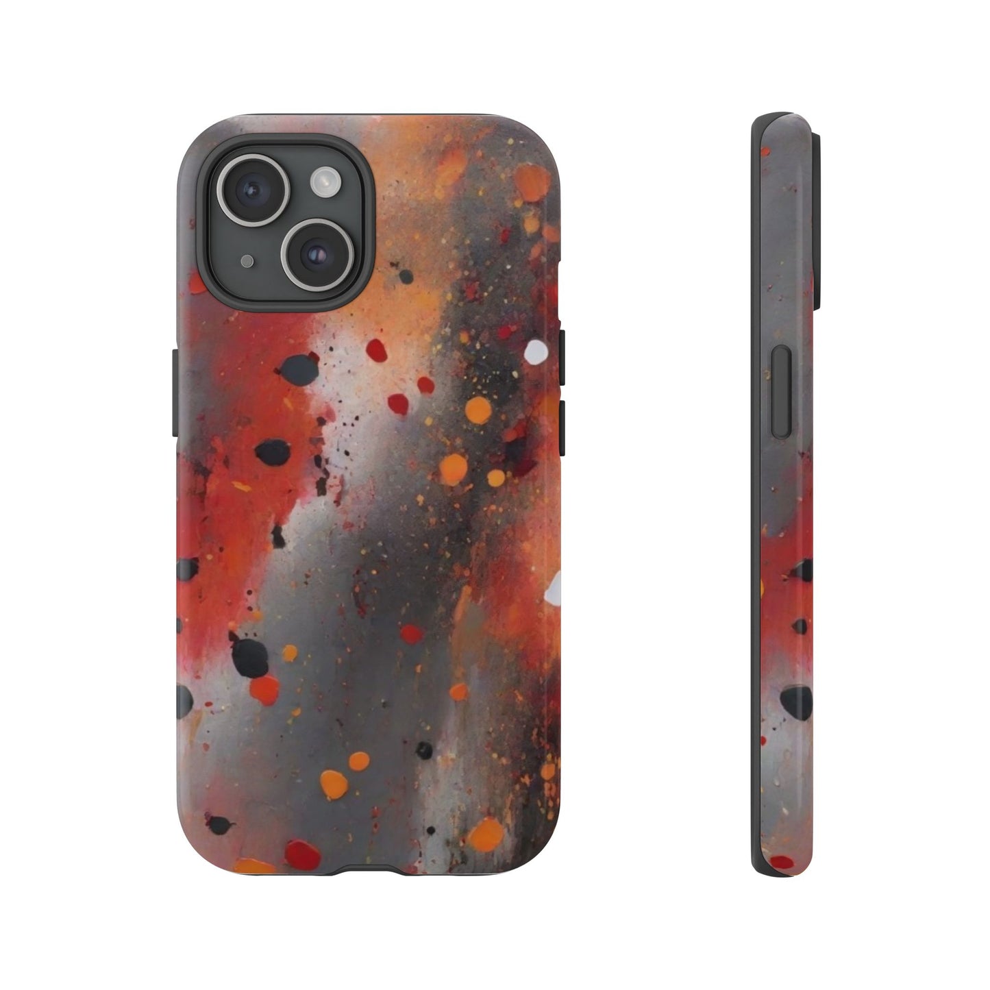 iPhone Tough Case Phone Case for iPhone 14\15\16 – Dual Layer, Matte/Glossy Finish, Wireless Charging Compatible