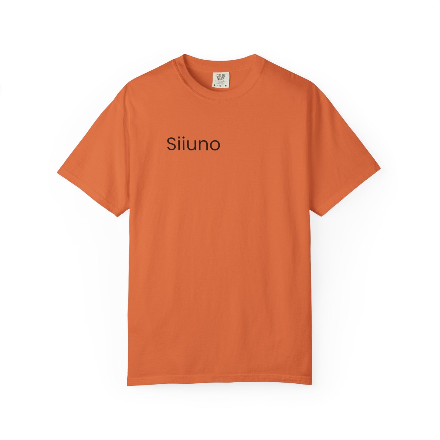 Siiuno Garment-Dyed T-shirt for Everyday Comfort, Unisex Tee for Casual Wear, Gift for Friends, Relaxed Style Tee, Versatile Summer Top