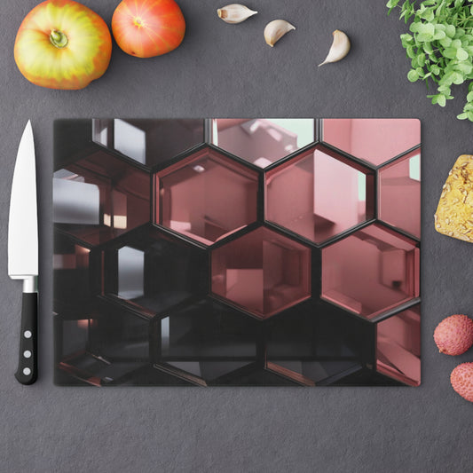 Tempered Glass Cutting Board – Hygienic, Scratch-Resistant, Dishwasher-Safe | Modern Kitchen Essential, Kitchen Decor, Housewarming Gift, Unique Design, Food Prep, Stylish Serving Board
