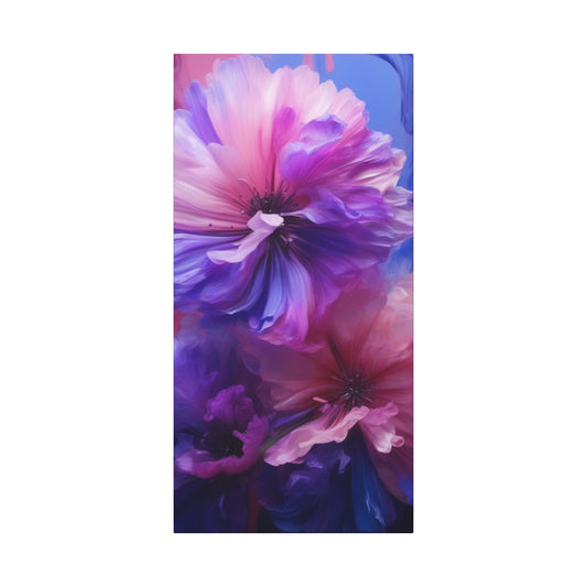 Abstract Art Canvas Print – Modern Wall Art, Digital Artwork, Matte Canvas, Ready to Hang, Home & Office Décor, Modern Wall Décor, Vibrant Floral Canvas Wall Art - Matte Stretched Decor for Home