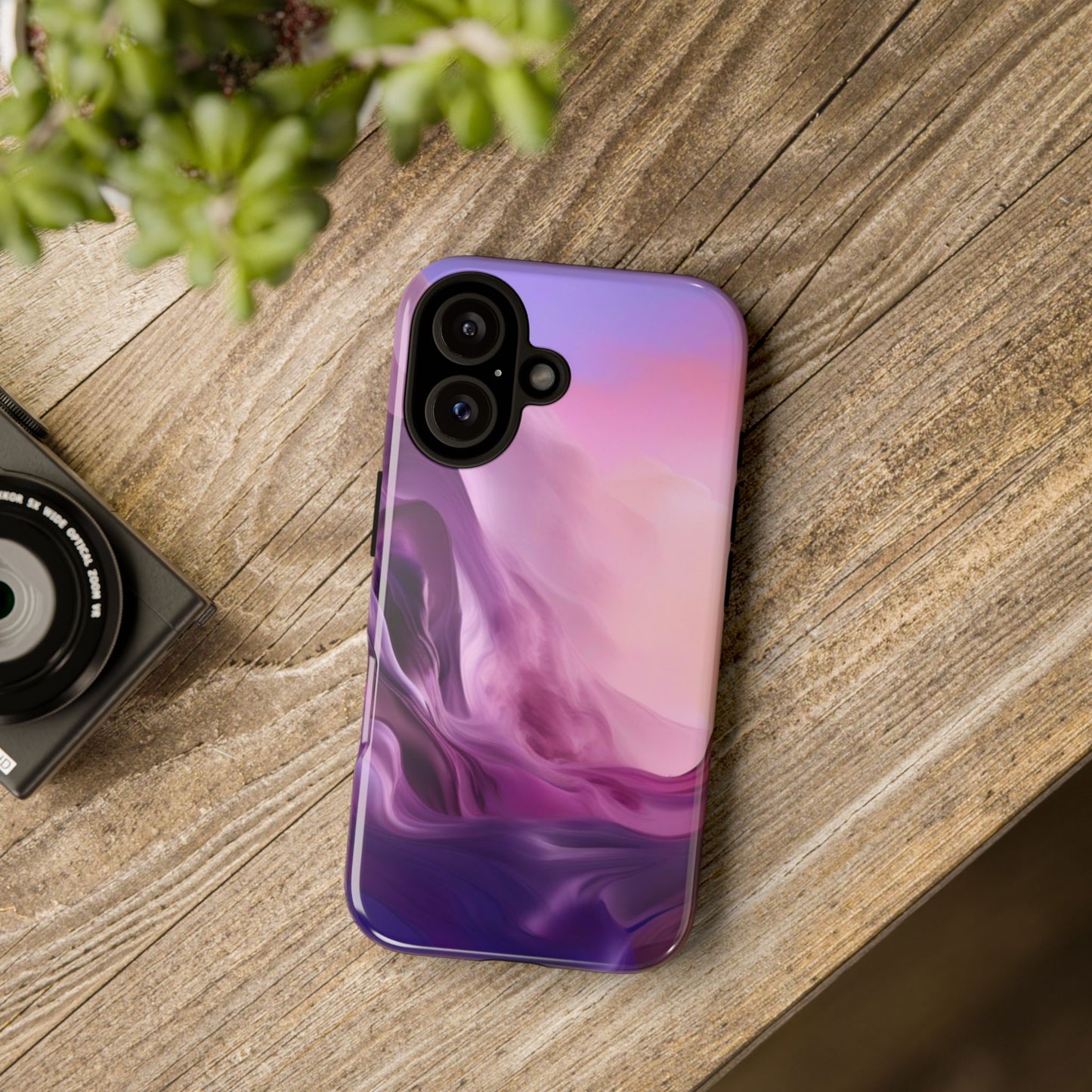 iPhone Tough Case Phone Case for iPhone 14\15\16 – Dual Layer, Matte/Glossy Finish, Wireless Charging Compatible
