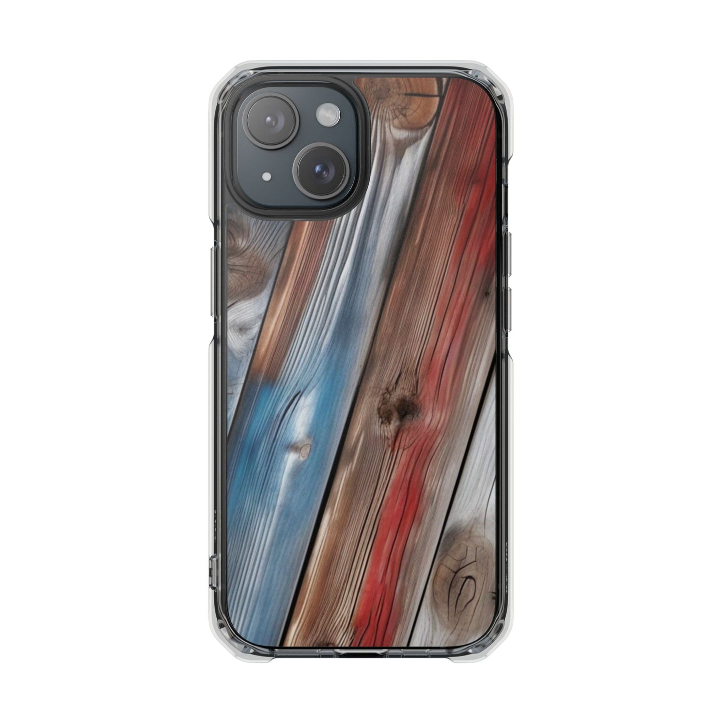 Magnetic Clear Impact Case for iPhone 16/15/14, Protective Cover for Phone, Gift for Him or Her, Eco-Friendly Phone Accessory
