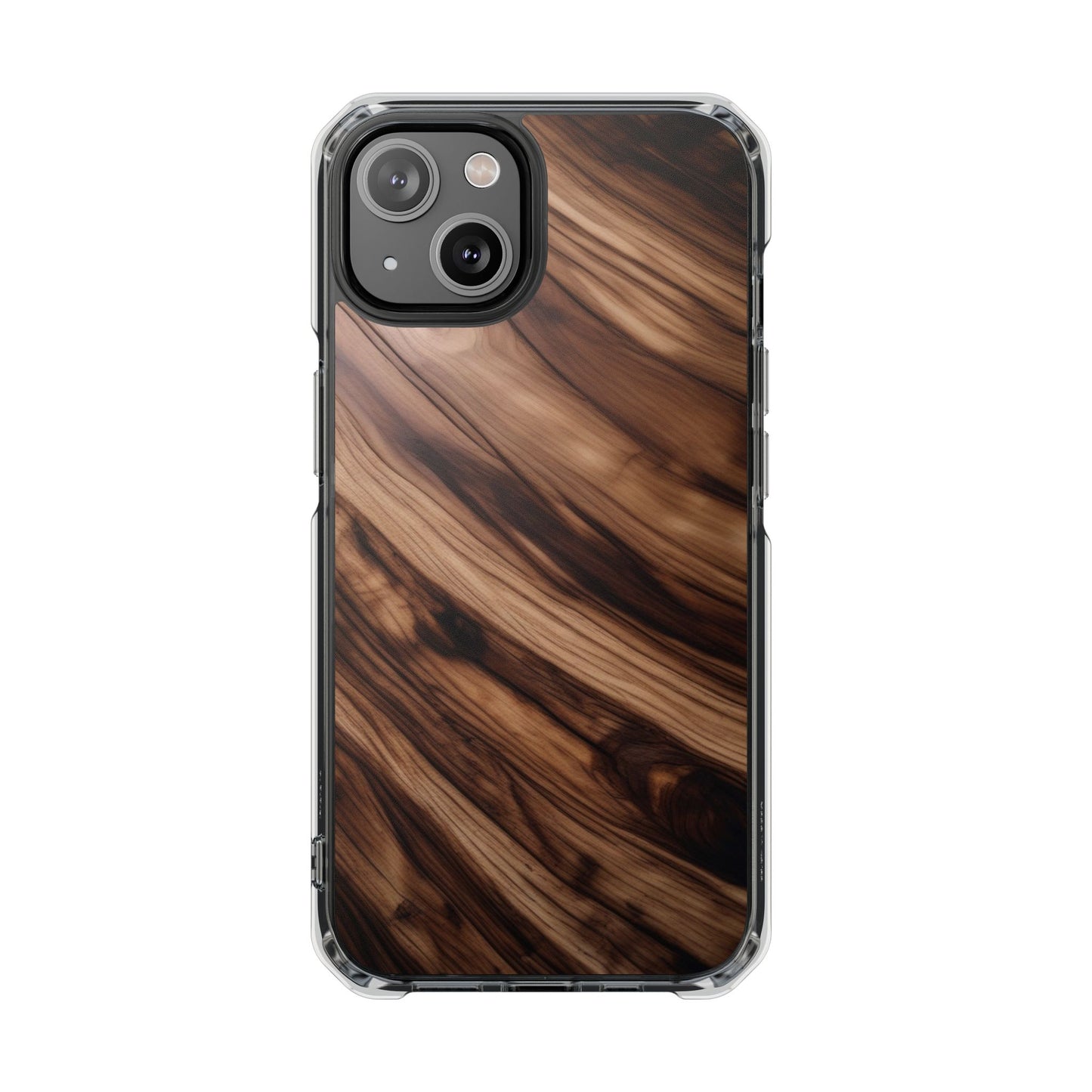 Magnetic Phone Case for iPhone 16/15/14 - Stylish Wood Texture, Durable Protection, Perfect Gift for Him/Her, Ideal for Any Occasion
