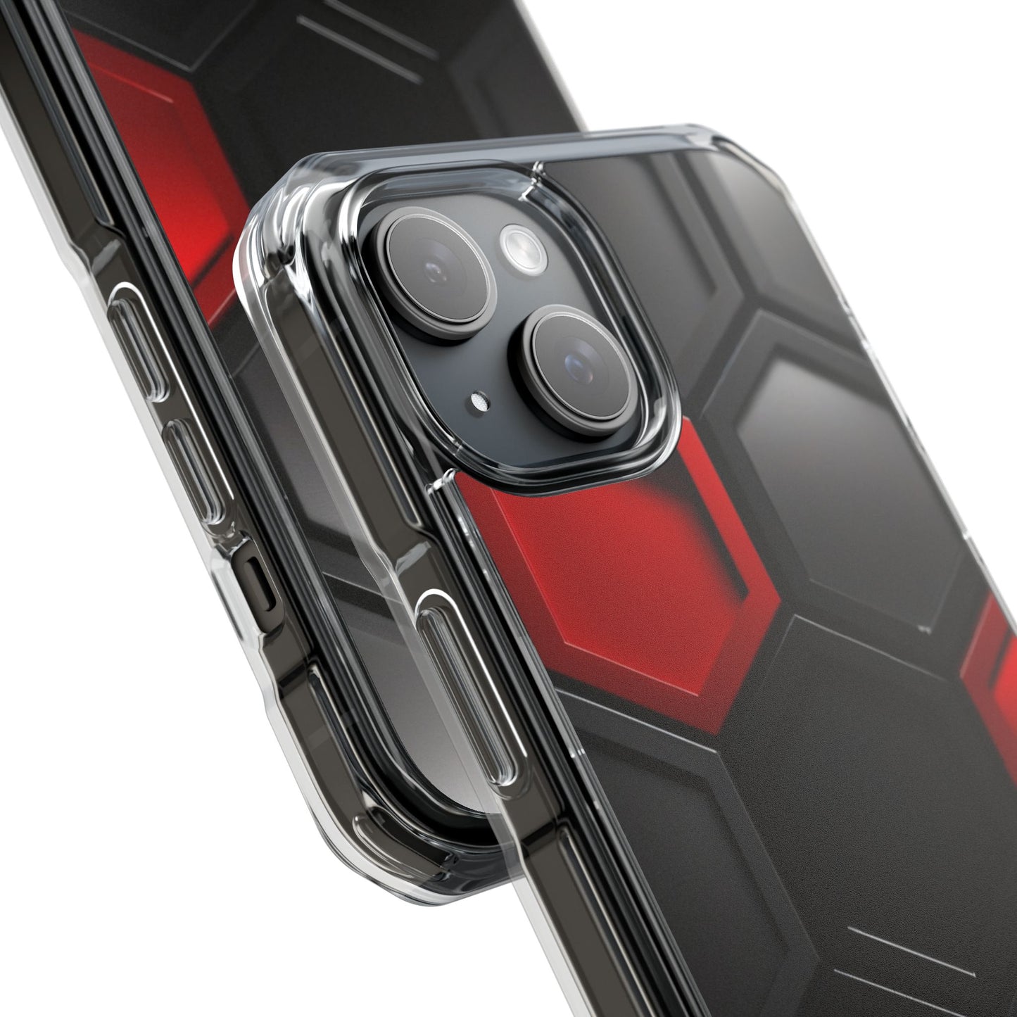 Magnetic Phone Case for iPhone 16/15/14 | Stylish Clear Impact Case, Trendy Protection for iPhone, Unique Gifts for Tech Lovers, Modern Aesthetic