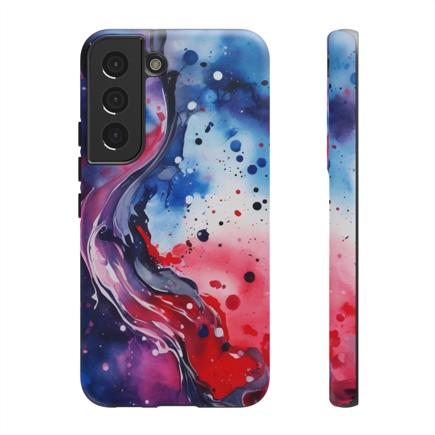 Galaxy Abstract Tough Phone case for Samsung Galaxy S26/S25/S24/S23/S22 – Vibrant Nebula Protective Cover