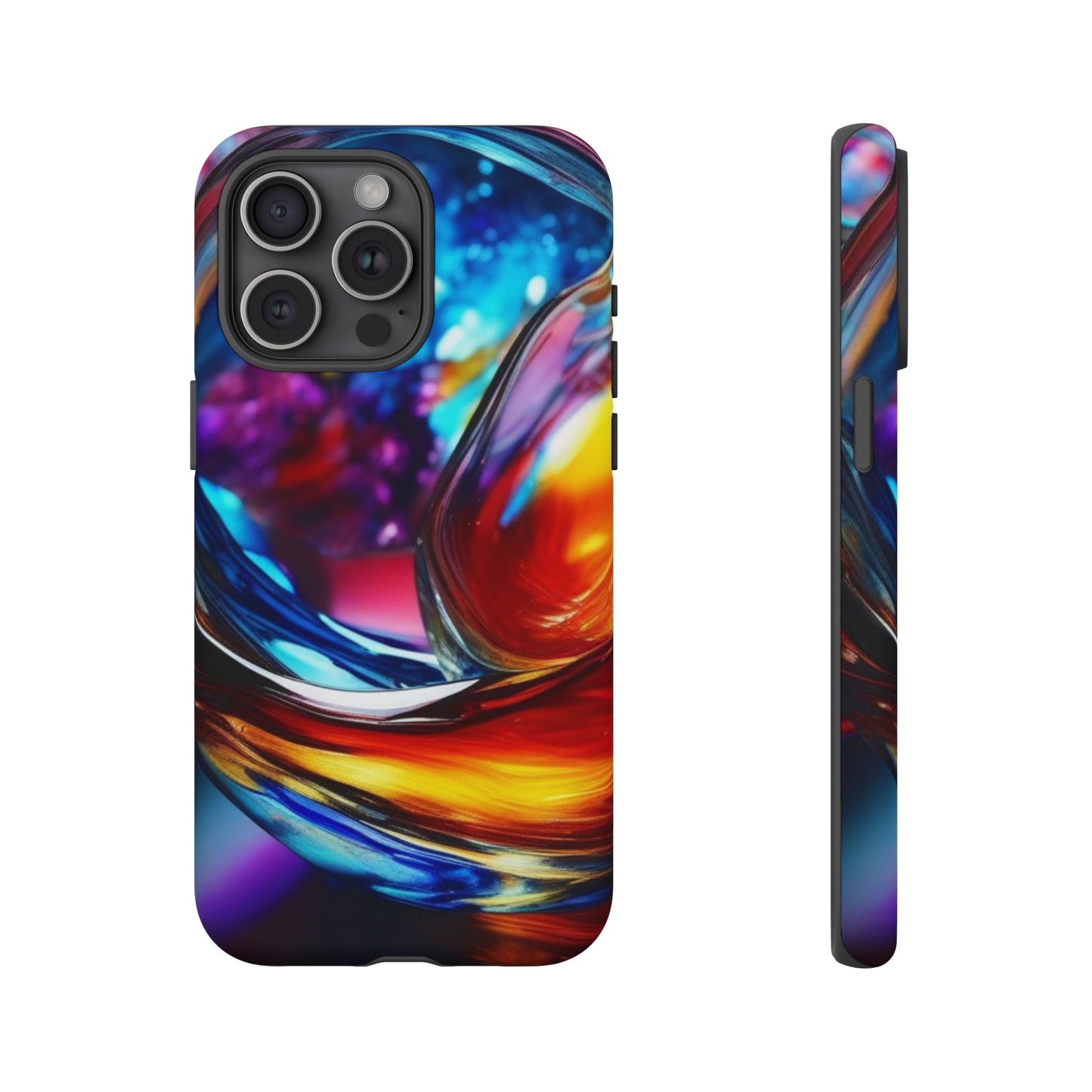 Vibrant Phone Case, Tough Cases for iPhone 17/16/15/14, Stylish Smartphone Cover, Colorful Mobile Accessories, Gift for Tech Lovers