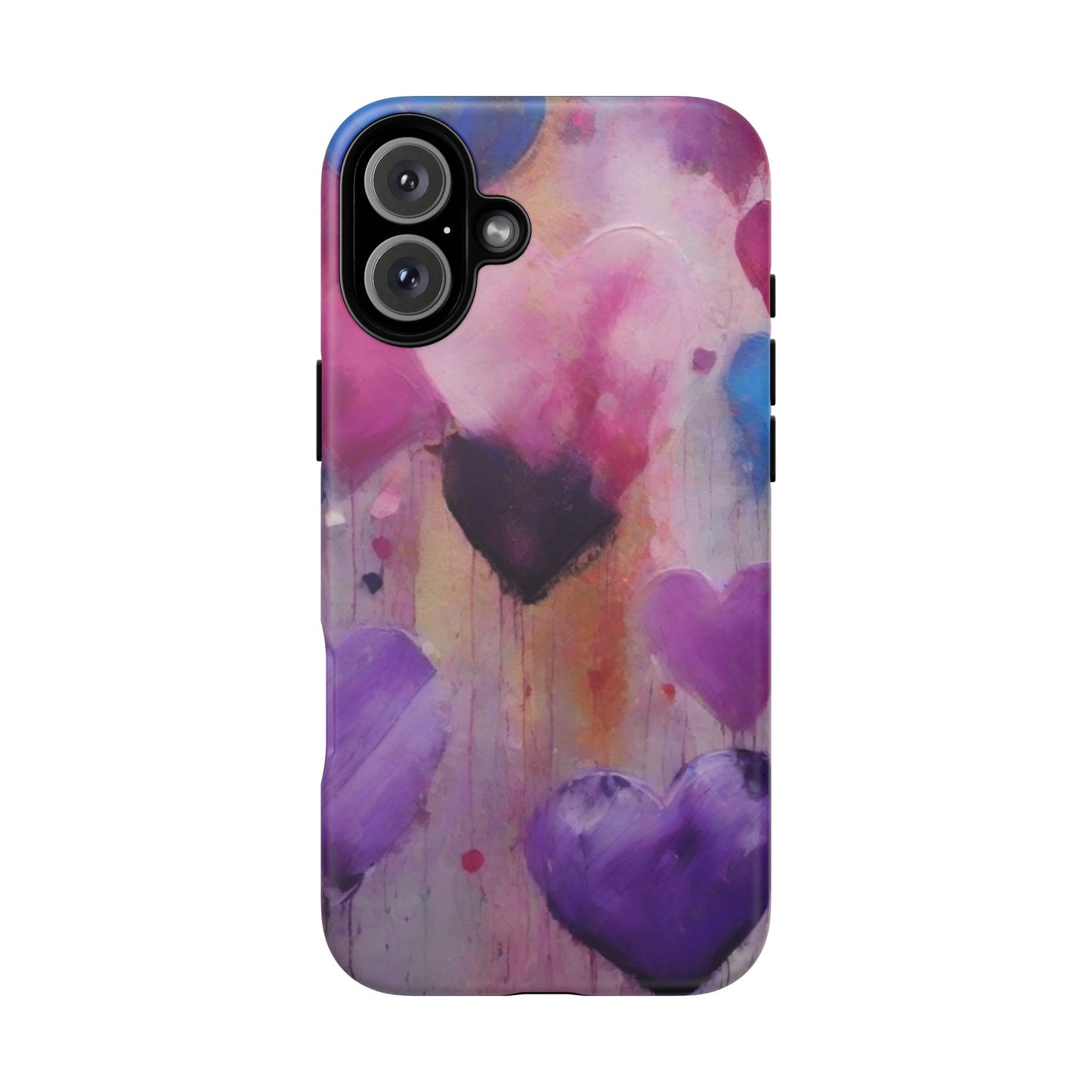 iPhone Tough Case Phone Case for iPhone 16, Samsung Galaxy S25 – Dual Layer, Matte/Glossy Finish, Wireless Charging Compatible
