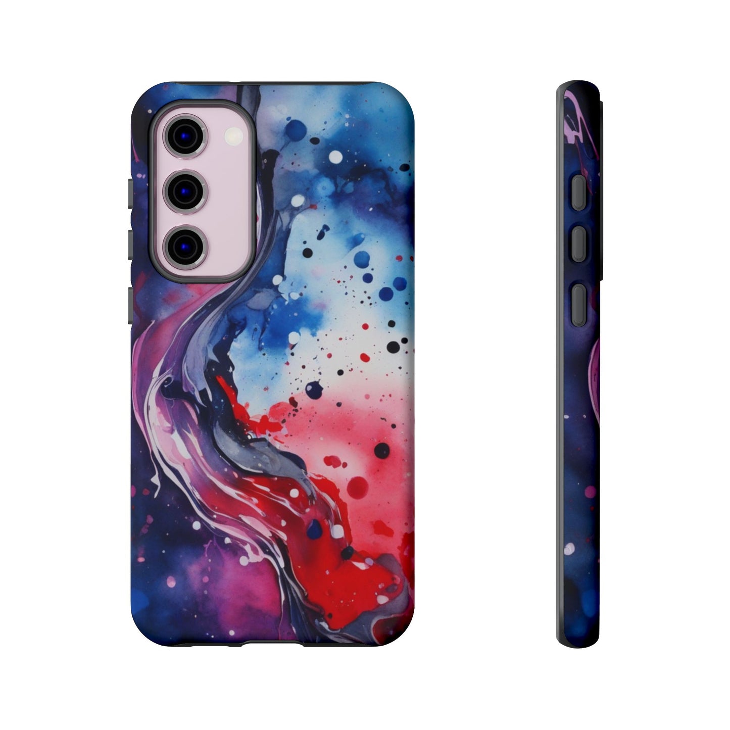 Galaxy Abstract Tough Phone case for Samsung Galaxy S25/S24/S23 – Vibrant Nebula Protective Cover