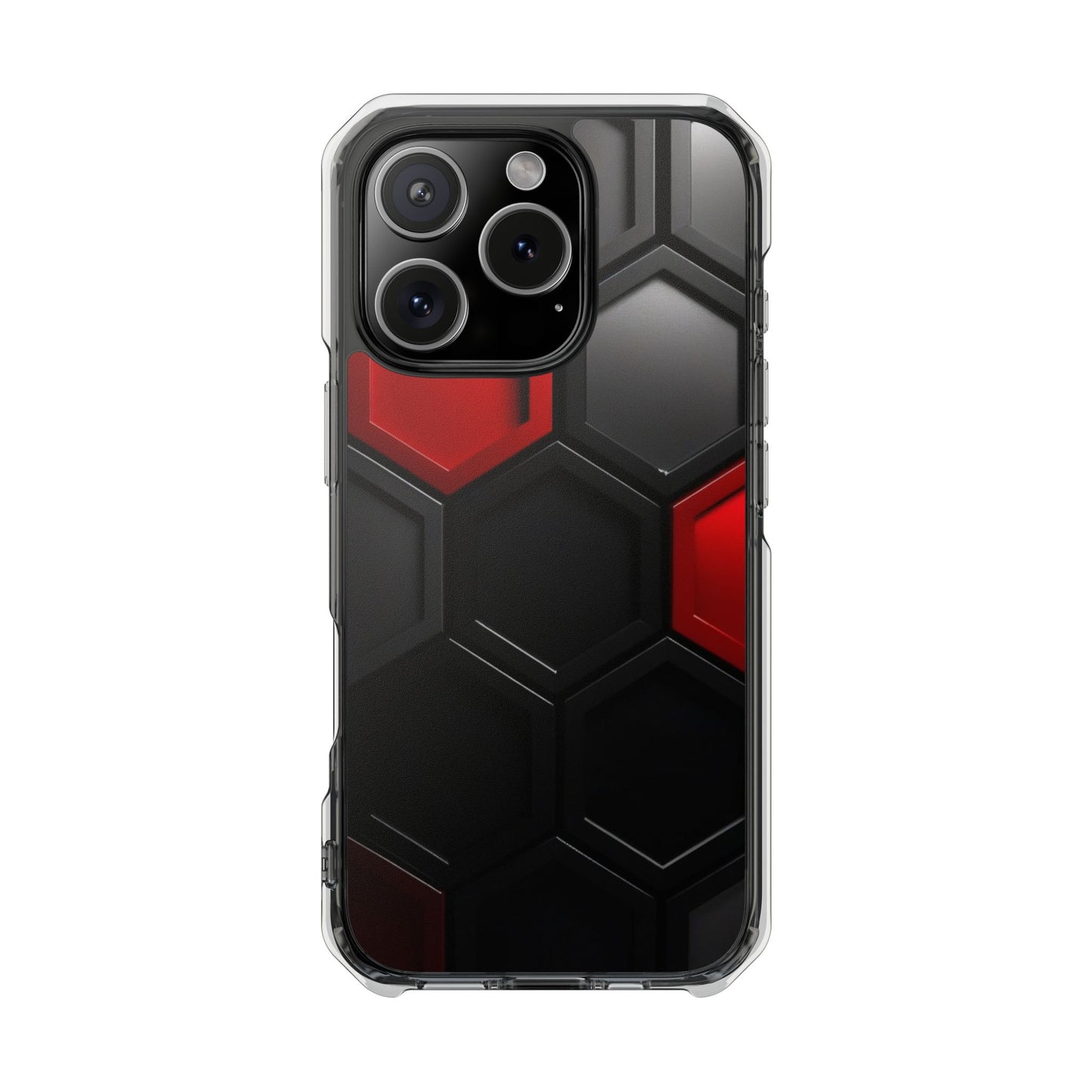 Magnetic Phone Case for iPhone 16/15/14 | Stylish Clear Impact Case, Trendy Protection for iPhone, Unique Gifts for Tech Lovers, Modern Aesthetic
