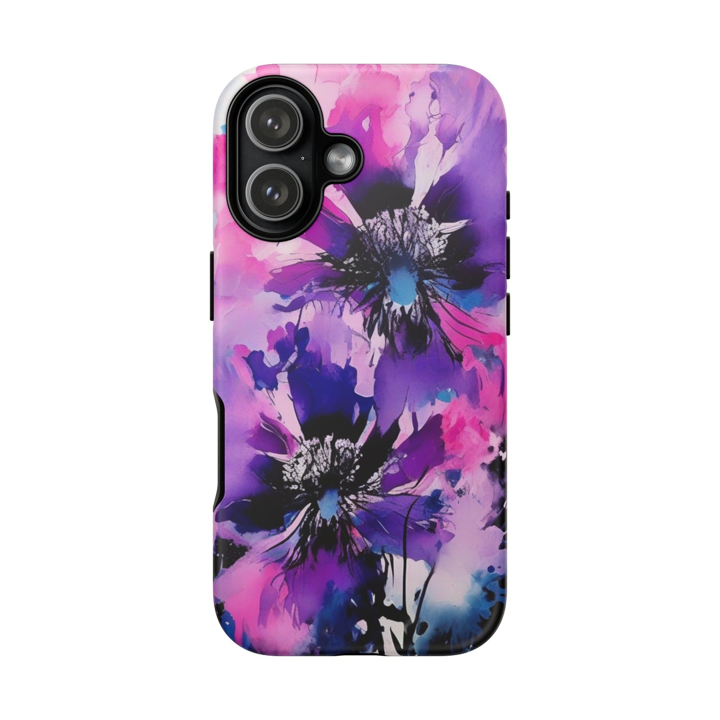 Floral Phone Case for iPhone 17\16\15\14\- Tough Cases, Stylish Cell Phone Cover, Floral Design, Gift for Her, Tech Accessory, Flower Print Phone Cover