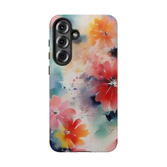 Tough Case Phone Case for Samsung Galaxy S25/S24 – Dual Layer, Matte/Glossy Finish, Wireless Charging Compatible