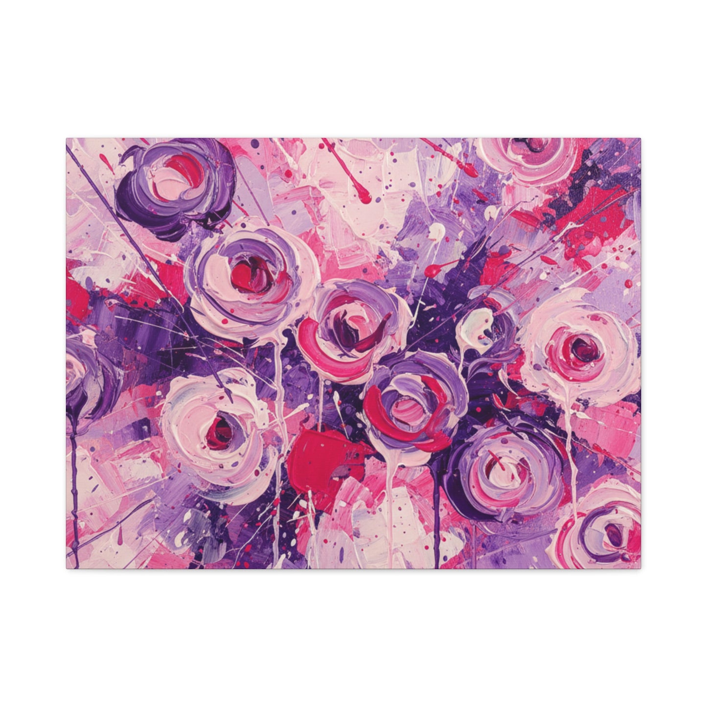 Abstract Art Canvas Print – Premium canvas print, Modern Wall Art, Matte Canvas, Ready to Hang, Home & Office Décor, Floral Abstract Canvas Print — Stretched Matte Wall Art