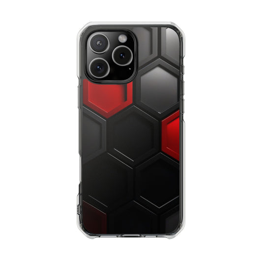 Magnetic Phone Case for iPhone 16/15/14 | Stylish Clear Impact Case, Trendy Protection for iPhone, Unique Gifts for Tech Lovers, Modern Aesthetic