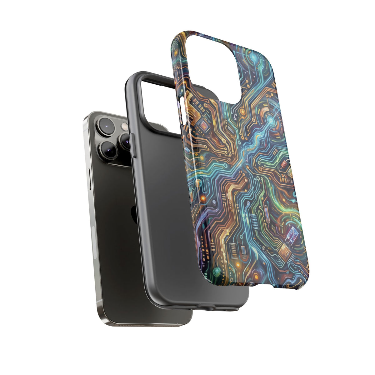iPhone Tough Cases Phone Cases for iPhone 14\15\16\17\18 – Dual Layer, Matte/Glossy Finish, Wireless Charging Compatible.