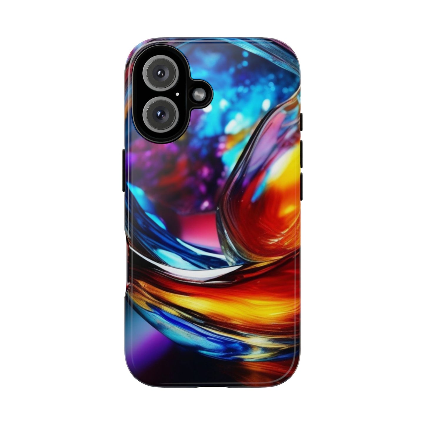 Vibrant Phone Case, Tough Cases for iPhone 17/16/15/14, Stylish Smartphone Cover, Colorful Mobile Accessories, Gift for Tech Lovers