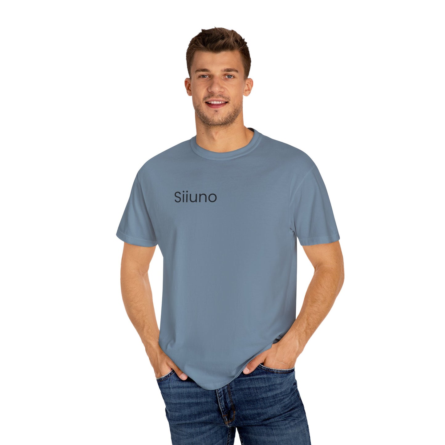 Siiuno Garment-Dyed T-shirt for Everyday Comfort, Unisex Tee for Casual Wear, Gift for Friends, Relaxed Style Tee, Versatile Summer Top