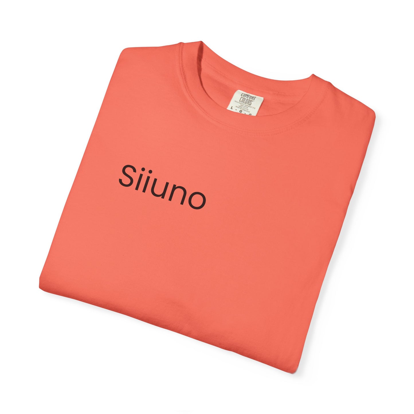 Siiuno Garment-Dyed T-shirt for Everyday Comfort, Unisex Tee for Casual Wear, Gift for Friends, Relaxed Style Tee, Versatile Summer Top