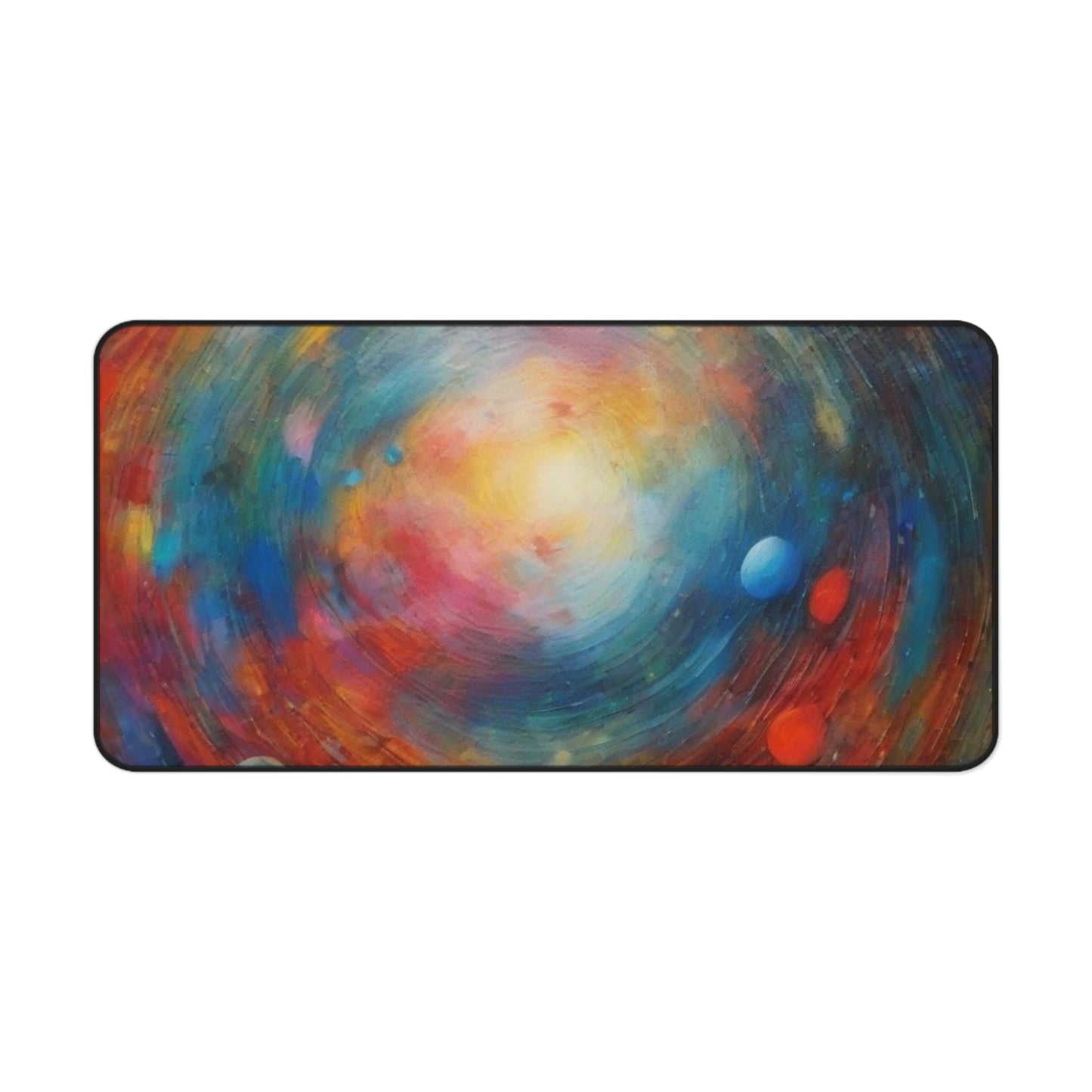 Large Gaming Mouse Pad – Premium Mouse Pad & Tech Accessory for Home & Office, Premium Desk Mat, Gaming Mouse Pad, Non-slip, Galaxy Spiral Desk Mat — Colorful Cosmic Mousepad for Office & Gaming