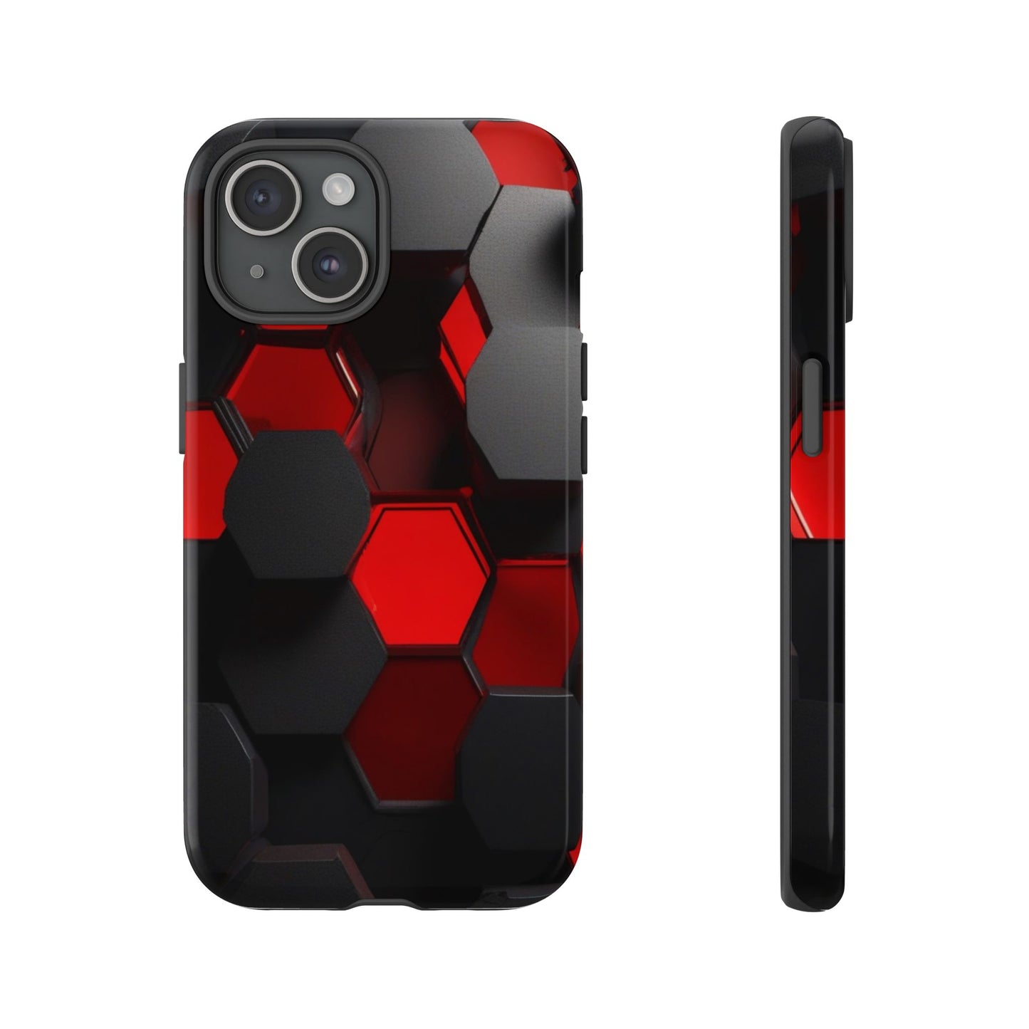 iPhone Tough Case Phone Case for iPhone 14\15\16 – Dual Layer, Matte/Glossy Finish, Wireless Charging Compatible