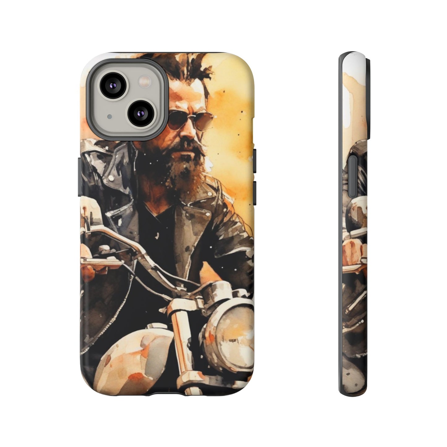 iPhone Tough Case Phone Case for iPhone 14\15\16 – Dual Layer, Matte/Glossy Finish, Wireless Charging Compatible