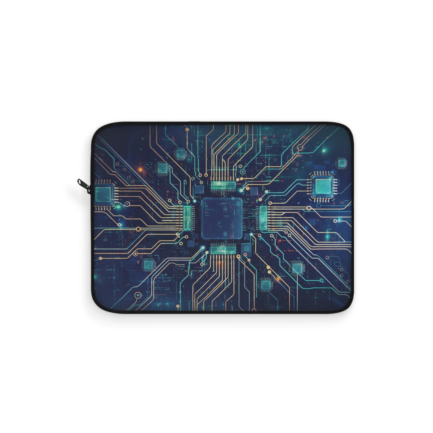 Laptop Sleeve - Modern Tech Accessory, Gift for Students, Stylish Computer Case, Office Essentials | Chic Device Protection for Tech Lovers, Modern Gift, College Essentials, Travel Accessory. Circuit...