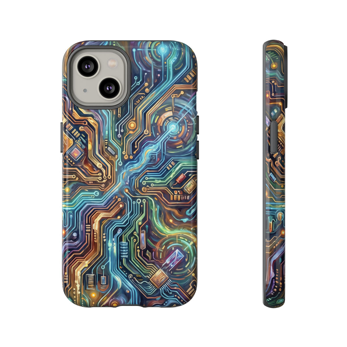 iPhone Tough Cases Phone Cases for iPhone 14\15\16\17\18 – Dual Layer, Matte/Glossy Finish, Wireless Charging Compatible.