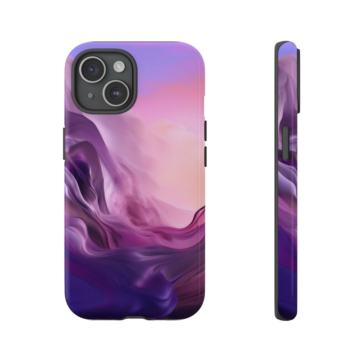 iPhone Tough Case Phone Case for iPhone 14\15\16 – Dual Layer, Matte/Glossy Finish, Wireless Charging Compatible