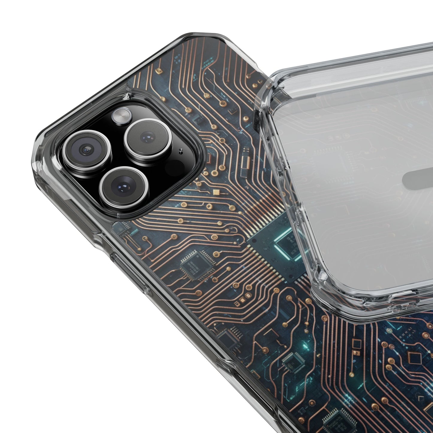 Magnetic Impact Phone Case for iPhone 17/16/15/14. Magnetic Impact Phone Case — Cyber Circuit Design