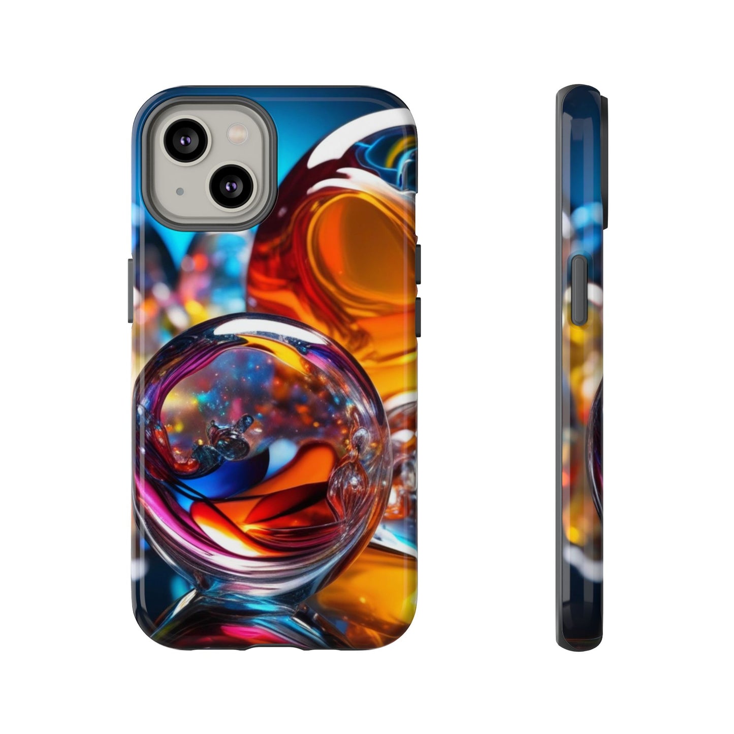 iPhone Tough Case Phone Case for iPhone 14\15\16 – Dual Layer, Matte/Glossy Finish, Wireless Charging Compatible
