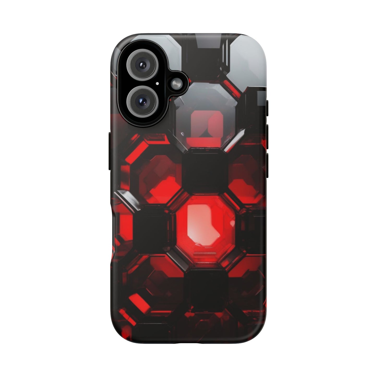 iPhone Tough Case Phone Case for iPhone 14\15\16 – Dual Layer, Matte/Glossy Finish, Wireless Charging Compatible