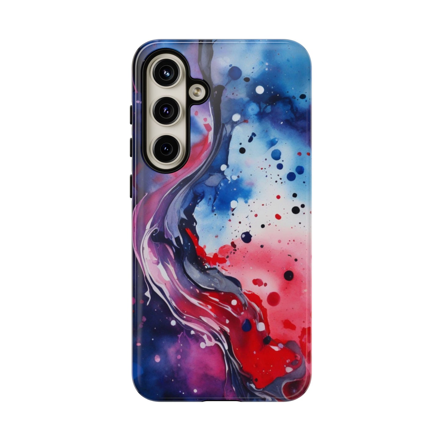 Galaxy Abstract Tough Phone case for Samsung Galaxy S25/S24/S23 – Vibrant Nebula Protective Cover