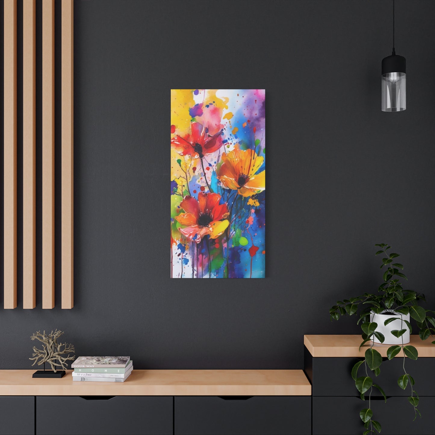 Abstract Art Canvas Print – Modern Wall Art, Digital Artwork, Matte Canvas, Ready to Hang, Home & Office Décor, Modern Wall Décor
