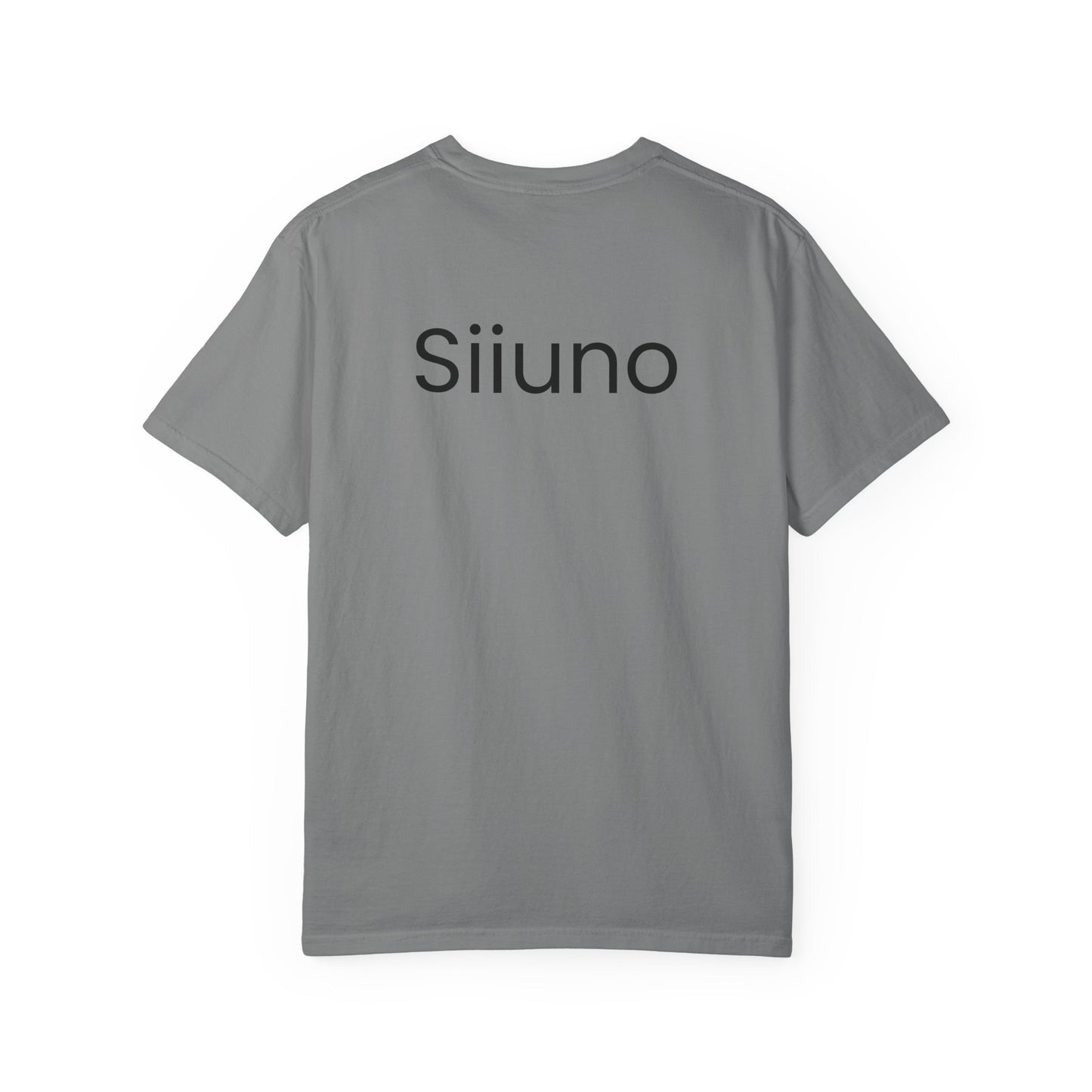 Siiuno Garment-Dyed T-shirt for Everyday Comfort, Unisex Tee for Casual Wear, Gift for Friends, Relaxed Style Tee, Versatile Summer Top