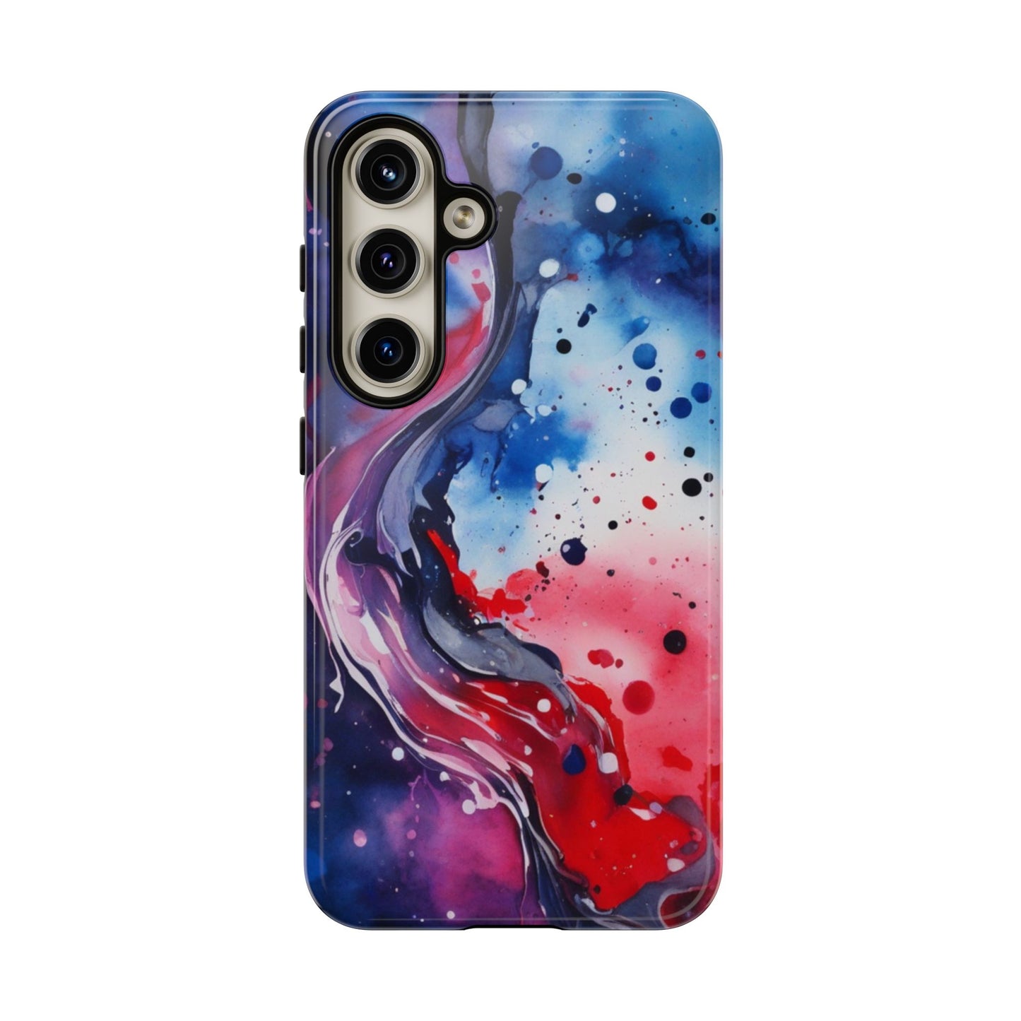 Galaxy Abstract Tough Phone case for Samsung Galaxy S25/S24/S23 – Vibrant Nebula Protective Cover