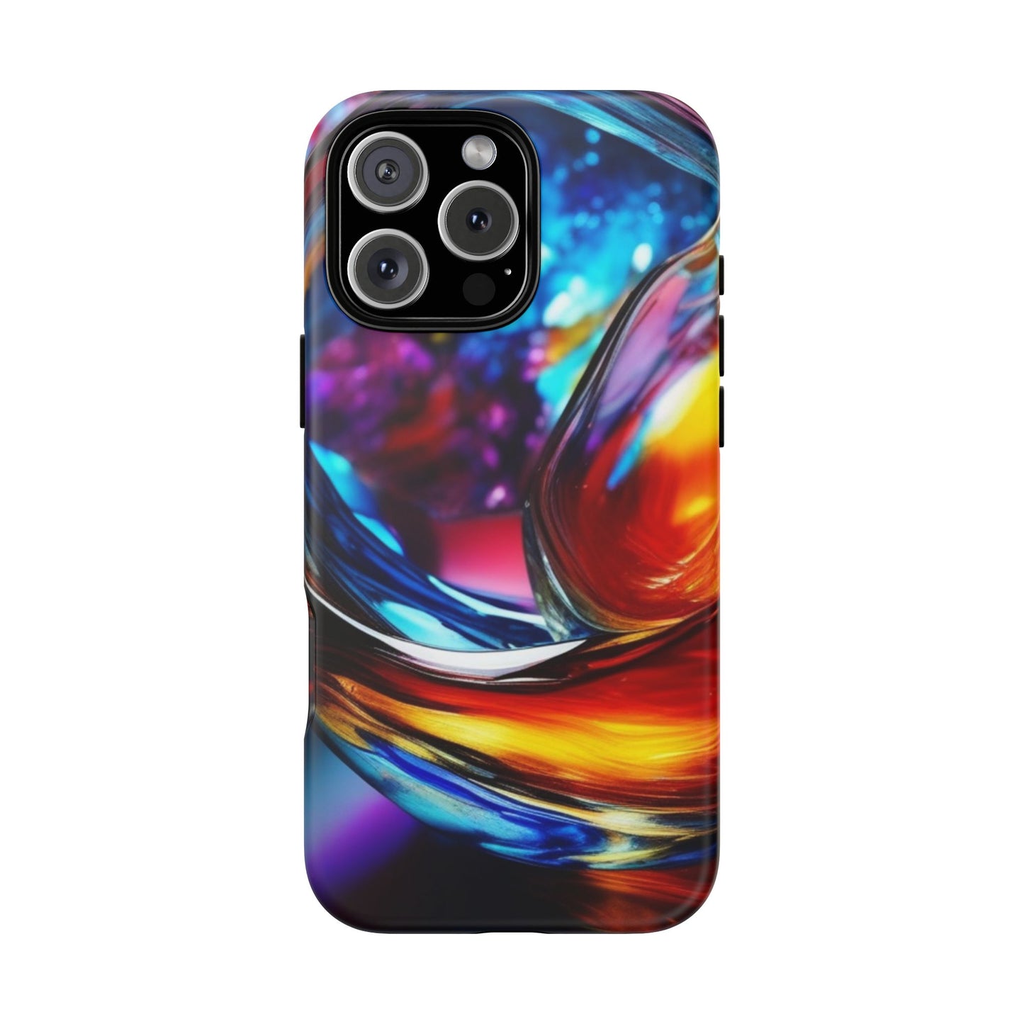 Vibrant Phone Case, Tough Cases for iPhone 17/16/15/14, Stylish Smartphone Cover, Colorful Mobile Accessories, Gift for Tech Lovers