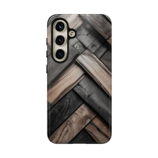 Tough Case Phone Case for Samsung Galaxy S25/S24 – Dual Layer, Matte/Glossy Finish, Wireless Charging Compatible