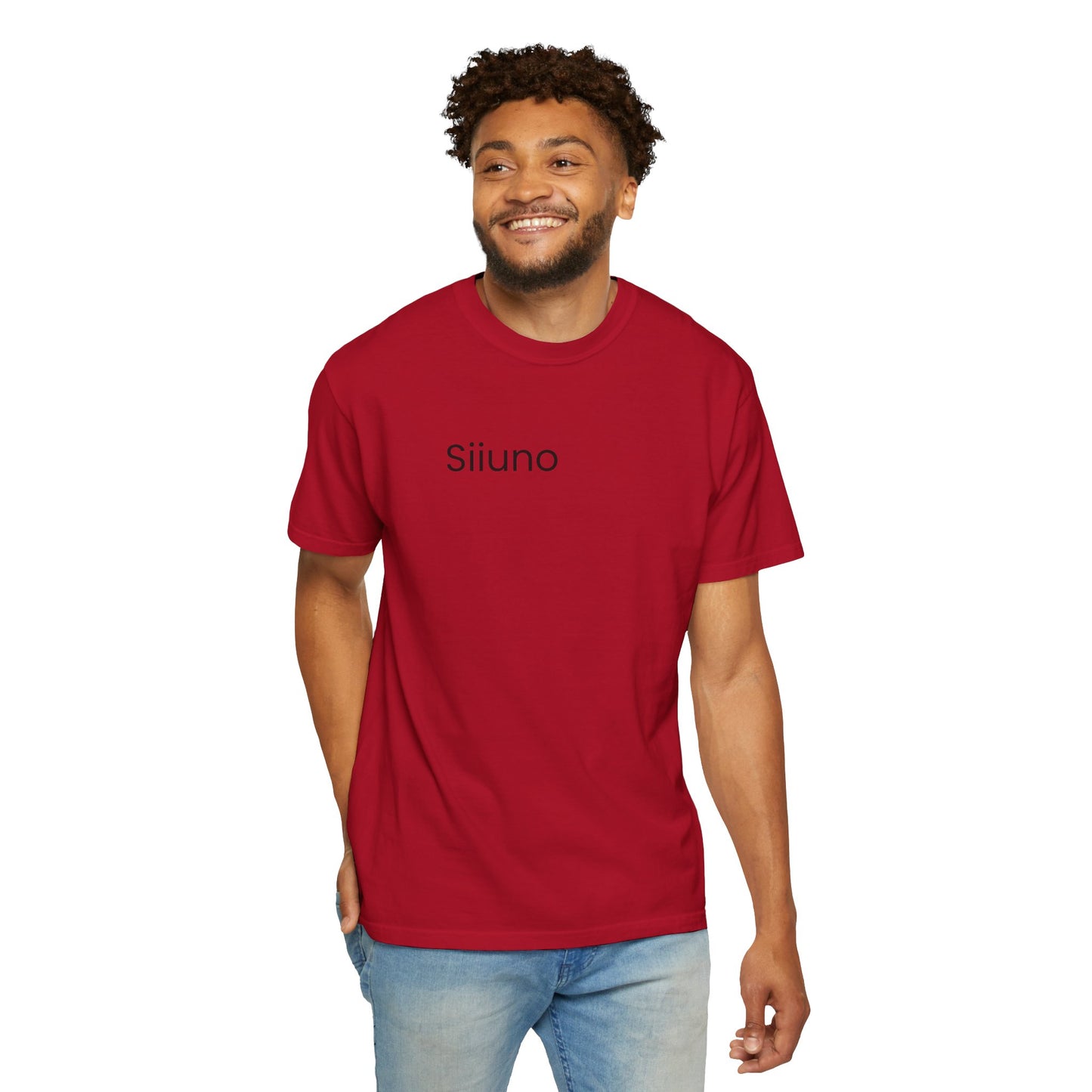 Siiuno Garment-Dyed T-shirt for Everyday Comfort, Unisex Tee for Casual Wear, Gift for Friends, Relaxed Style Tee, Versatile Summer Top