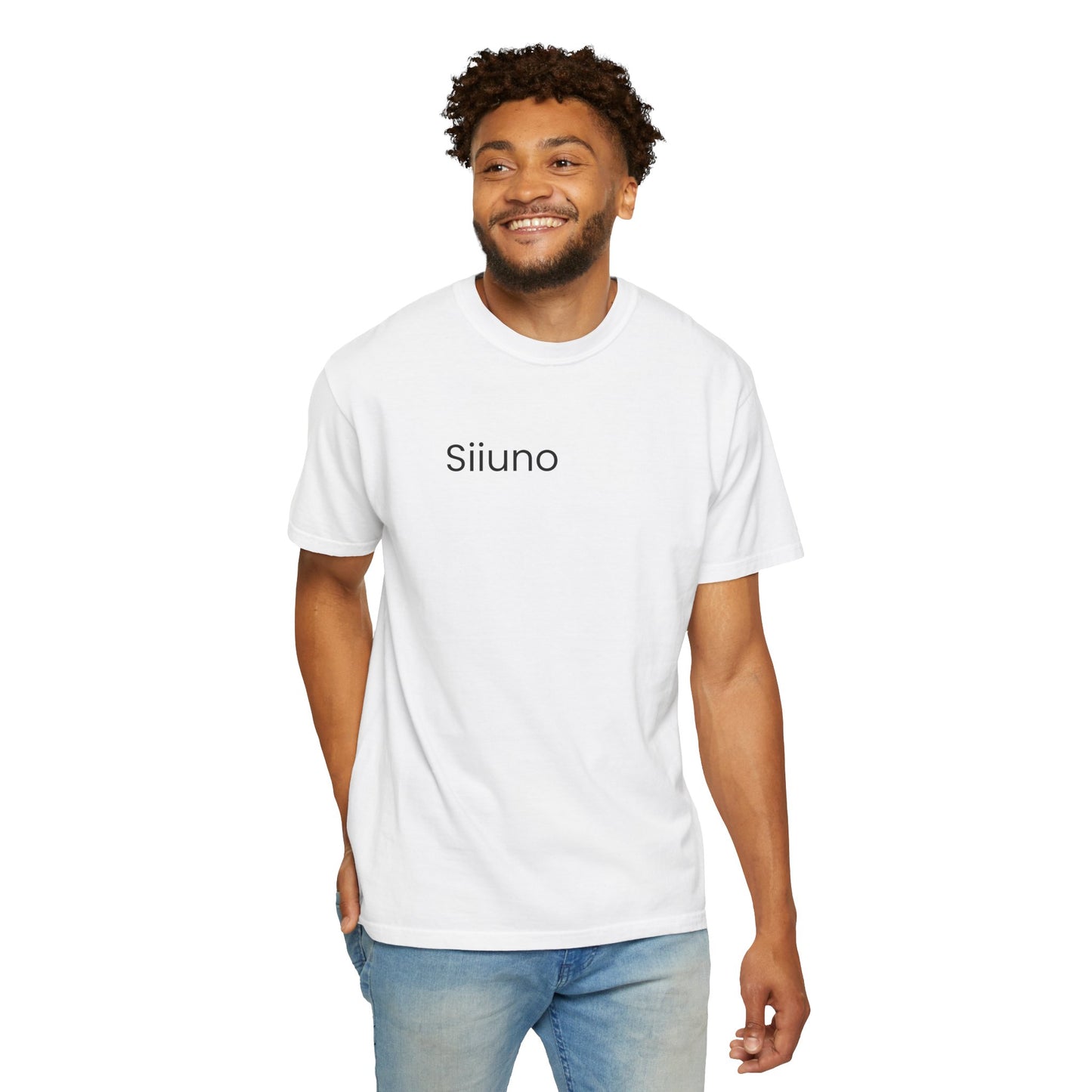 Siiuno Garment-Dyed T-shirt for Everyday Comfort, Unisex Tee for Casual Wear, Gift for Friends, Relaxed Style Tee, Versatile Summer Top