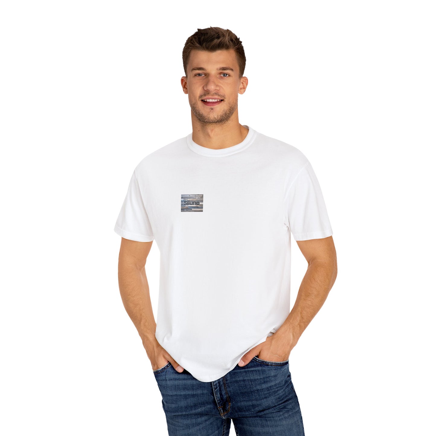 Garment-Dyed T-Shirt with Unique Design, Casual Tee, Vintage-Inspired Shirt, Everyday Wear, Stylish Summer Top