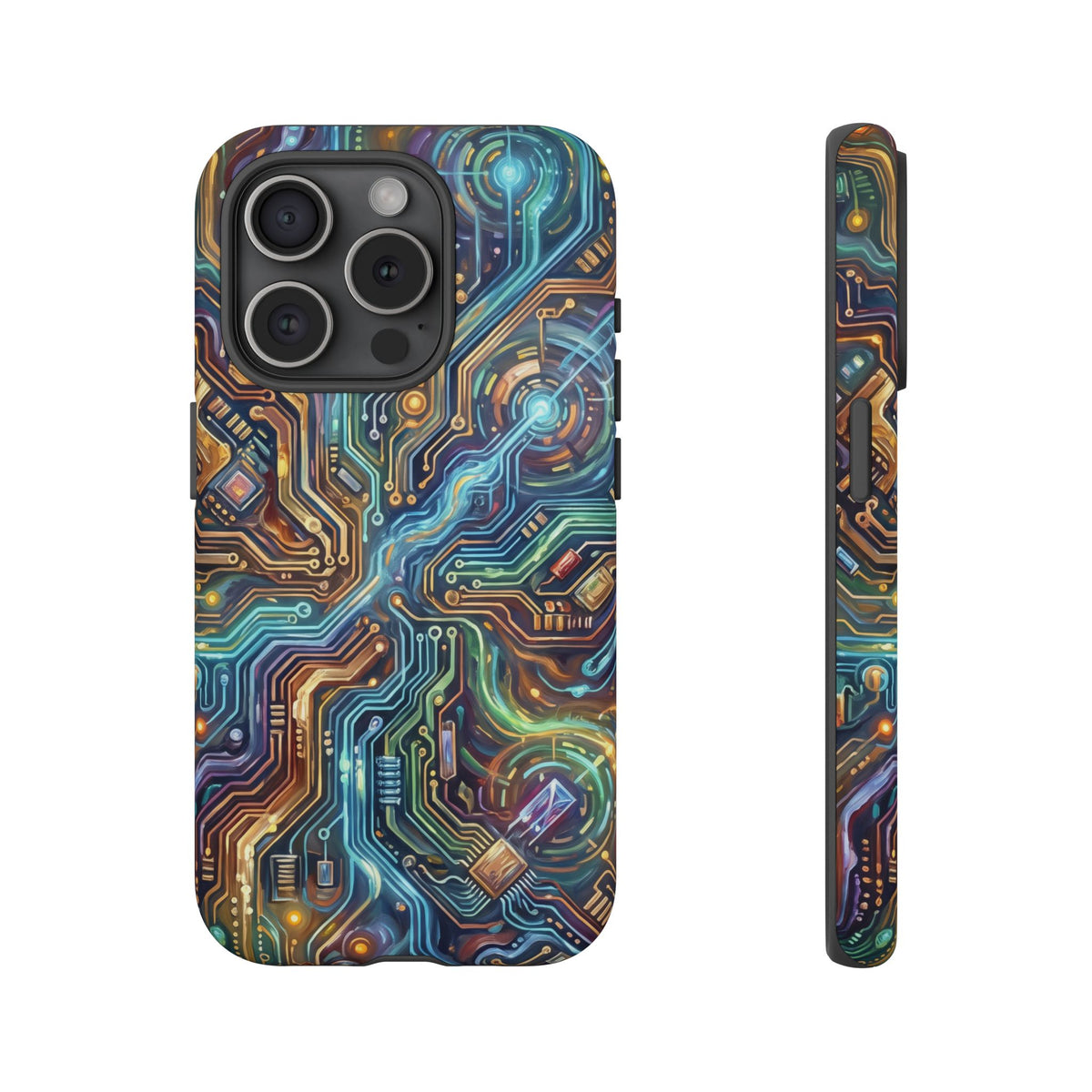 iPhone Tough Cases Phone Cases for iPhone 14\15\16\17\18 – Dual Layer, Matte/Glossy Finish, Wireless Charging Compatible.