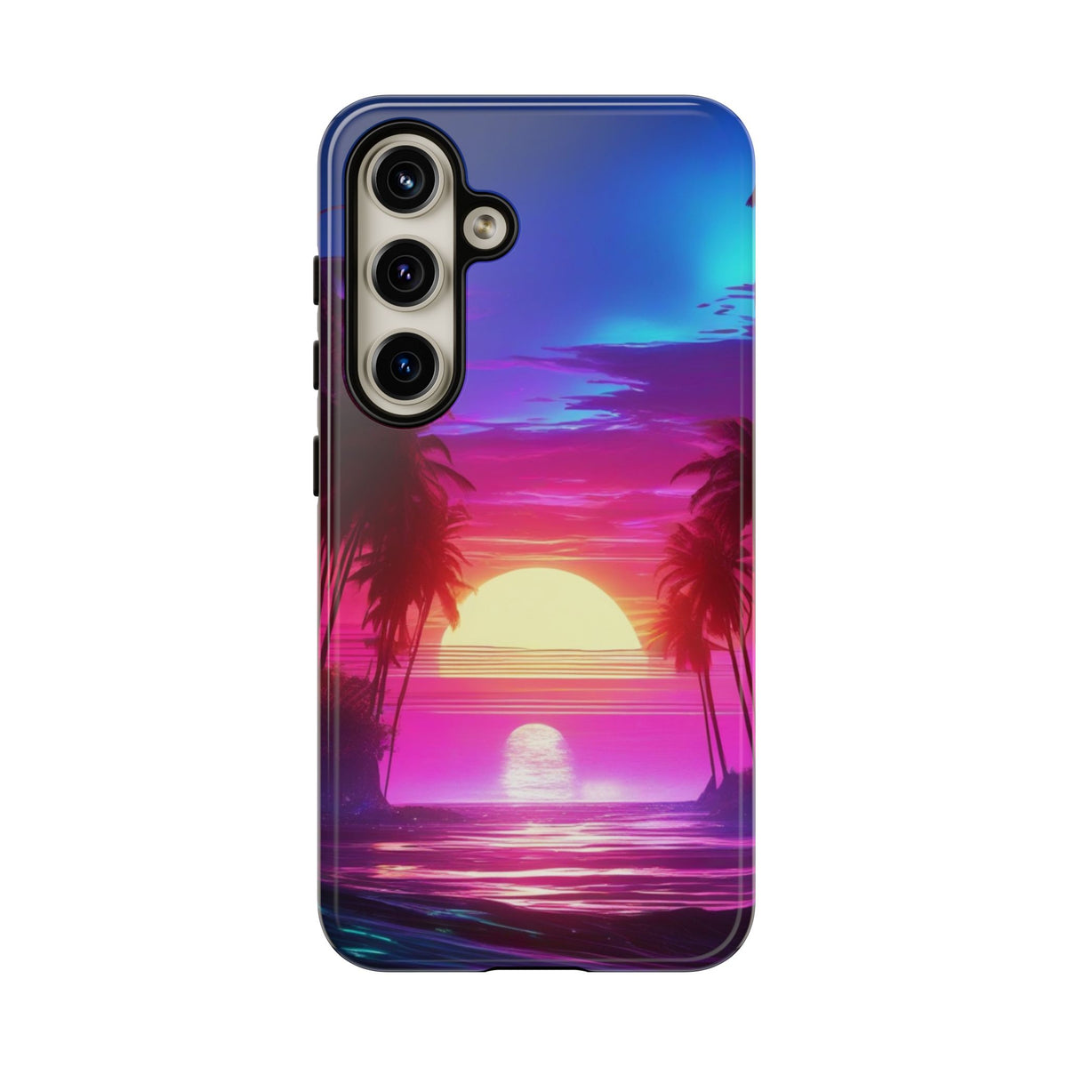Tough Case Phone Case for Samsung Galaxy S25/S24 – Dual Layer, Matte/Glossy Finish, Wireless Charging Compatible