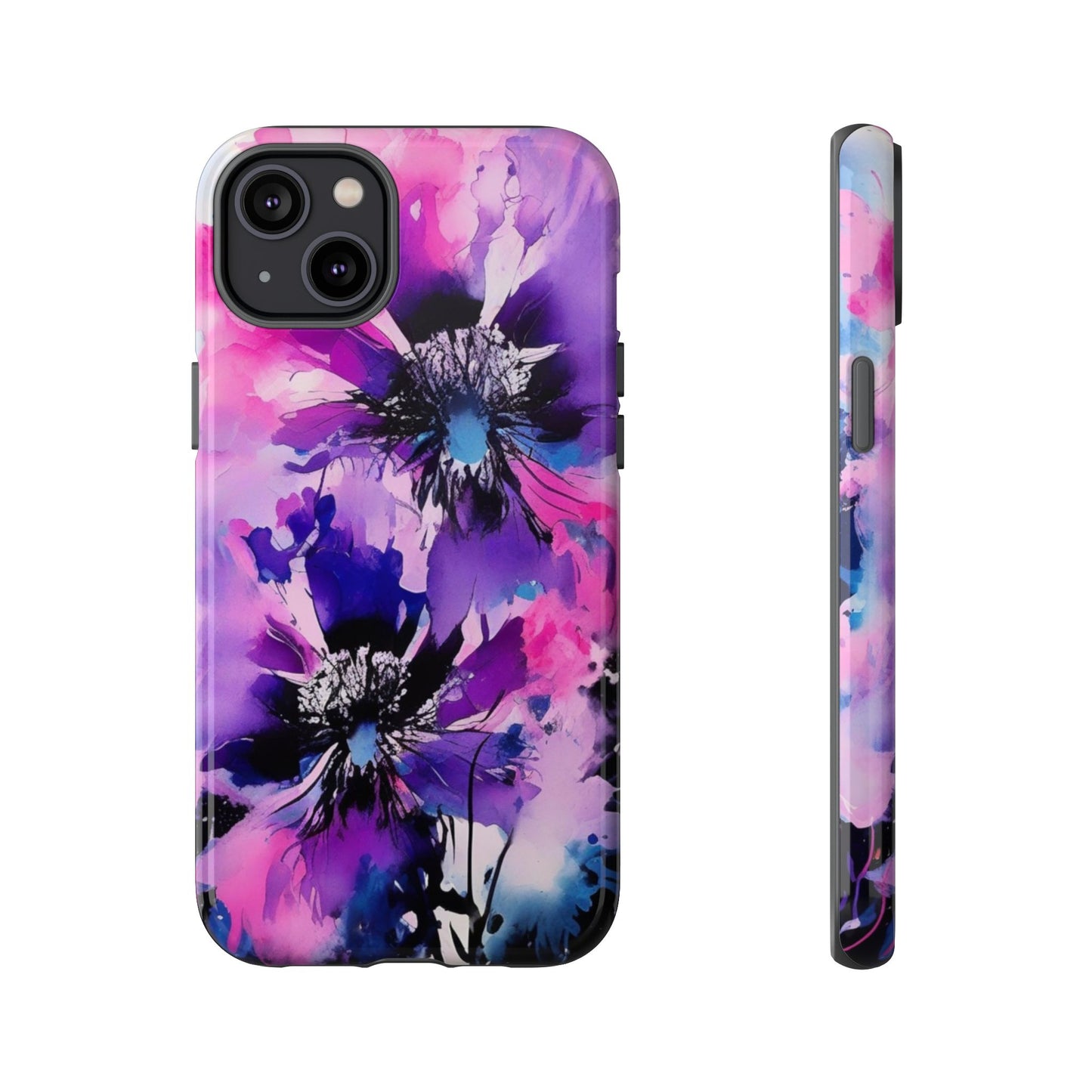 Floral Phone Case for iPhone 17\16\15\14\- Tough Cases, Stylish Cell Phone Cover, Floral Design, Gift for Her, Tech Accessory, Flower Print Phone Cover